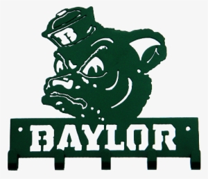 Baylor Sailor Bear Green 5 Hook Medal Display Hanger - Baylor University