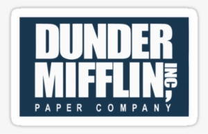 Pin By Maya On Laptop Stickers - Dunder Mifflin Paper Logo
