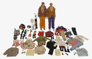 1960-80's Mattel Ken Dolls And Accessories - Crew
