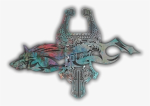 Legend Of Zelda And Twilight Princess Logo Image - Legend Of Zelda Twilight Princess Logo