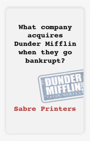 Officetriviacards17 - Dunder Mifflin Inc Paper Company Logo Hoodie Sweatshirt.