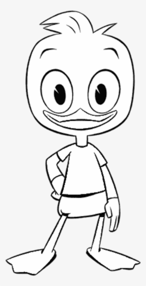 Dewey Ducktales Coloring Page - Duck Tales Coloring Pages