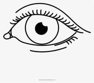 Eye Coloring Page - Imagem De Olho Para Colorir