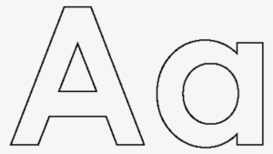 Black And White Coloring Pages For Kindergarten - Letter A To Colour