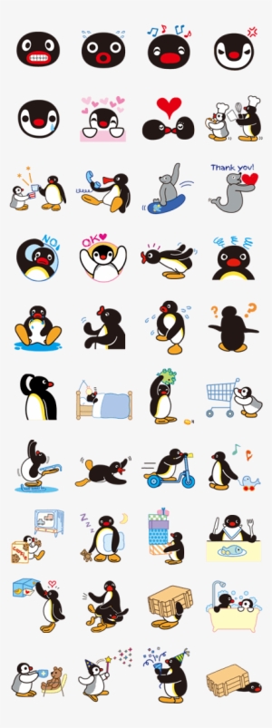 Pingulinestickers - Pingu Line Sticker