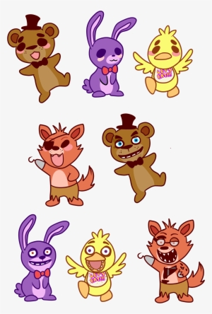 Five Nights At Freddy's Stickers - Five Nights At Freddy's Characters Cute