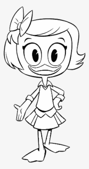 Webby Ducktales Coloring Page - Ducktales 2017 Coloring Pages