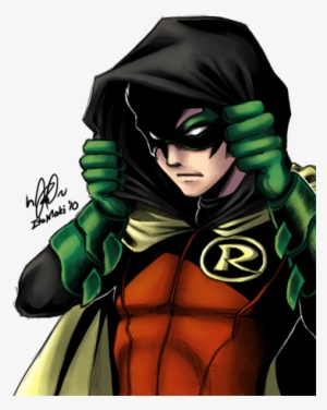Damian Wayne Son Of Batman, Current Robin - Damian Wayne Robin Superhero Drawing