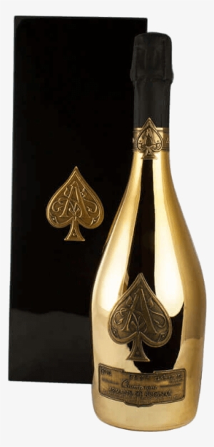 Ace Of Spade Gold Bottles Png