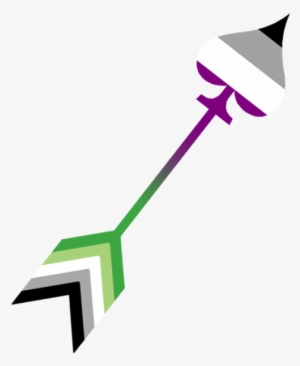 It's An Ace Of Spades Arrow - Aro Ace Arrow