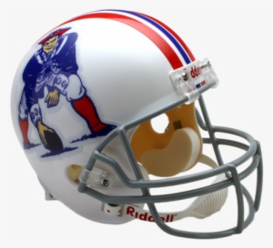 New England Patriots Vsr4 Replica Throwback Helmet - Ohio State Football Helmet