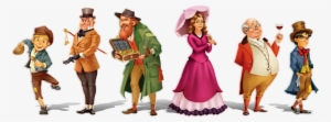 Scrooge The Board Game Characters