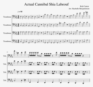 Actual Cannibal Shia Labeouf Sheet Music Composed By - Shia Labeouf Live Score