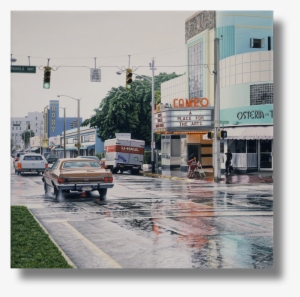 Cameo In The Rain , 1989 Acrylic On Canvas 30 X 30