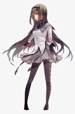Akemi Homura Shojo Madoka Magica Render By Mad - Madoka Magica Homura Png