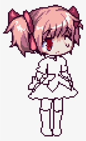 Madoka Magica Wip - Madoka Magica Pixel Art