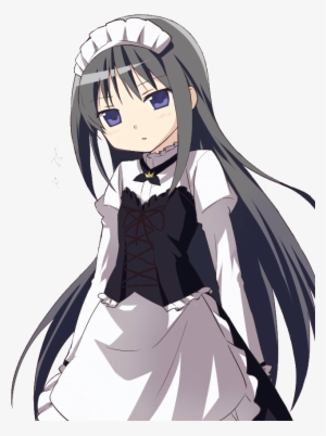 Mahou Shoujo Madoka Magica Images Akemi Homura Maid - Madoka Magica Homura Png