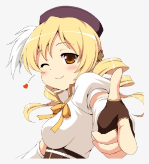 Mami Tomoe From Puella Magi Madoka Magica - Madoka Mami Png