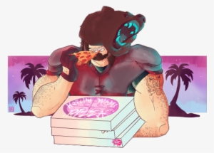 ̗̀smoll Lion ̖́ - Hotline Miami Mark Fanart