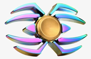 Rainbow Fidget Spinner Png Background Image - Fidget Spinner Duhový