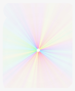Rainbow Sticker - Png Efeito De Luz