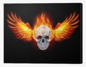 Flaming Skull