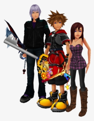 Kingdom Hearts Trios Images Sora Riku And Kairi Are - Sora