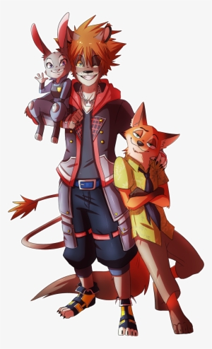 Zootopia Sora 2 Kingdom Hearts Tattoo, Kingdom Hearts - Kingdom Hearts 3 Zootopia World
