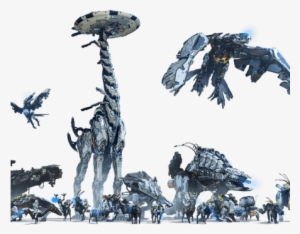 Third Person Adventure - Horizon Dawn Sawtooth Drawings