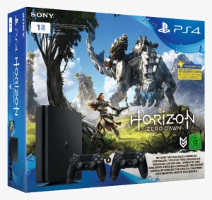 Sony Playstation 4 Slim Konsole 1tb Schwarz - Ps4 Pro Horizon Zero Dawn Bundle