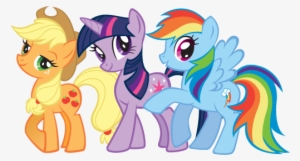 Applejack Twilightsparkle Rainbowdash - Twilight Sparkle Applejack Rainbow Dash