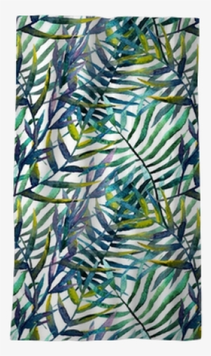 Leaves Abstract Pattern Background Wallpaper Watercolor