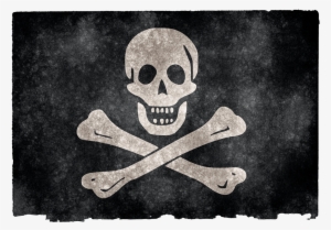 Jolly Roger Grunge Flag Png Image - Jolly Roger