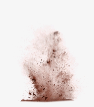 Pixel Brown Simple Explosion - Dirt Png