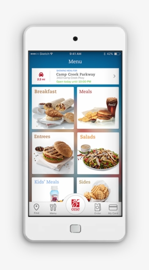 Chick Fil A App Screens