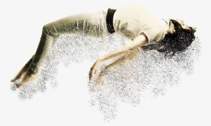 Dispersion, Dust, Dissolve Pixel Effect - Speed Skating