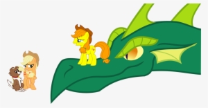 Applejack Meets Apple Juice And Ponyzilla By Mastersharp - Mlp Base Applejack Scared