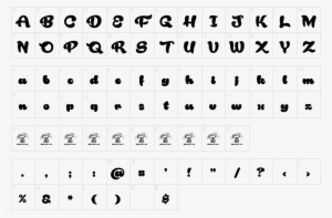 Character Map - Schwabach Font
