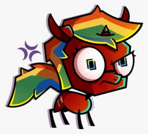 Amberpone, Big Eyes, Big Head, Blue Eyes, Commission, - Cartoon