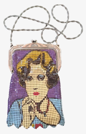 Rare Marion Davies Whiting And Davis Star Series Mesh - Cross-stitch