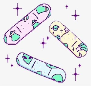 Svg Black And White Alien Space Pixelated Freetoedit - Pixel Band Aid