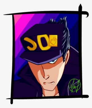 [fanart] Drew A Faceshot For Jotaro - Cartoon
