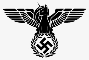 Alicorn, Black And White, Edit, Female, Grayscale, - German Coat Of Arms Ww2