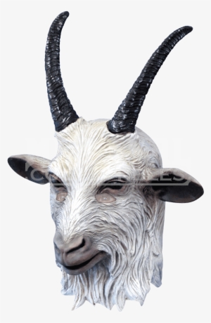 Deluxe Adult Goat Overhead Latex Mask - Suicide Squad Cabra