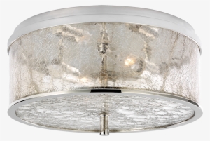 Liaison Medium Flush Mount In Polished Nickel With - Kelly Wearstler Liaison Medium Flush Mount Kw 4202