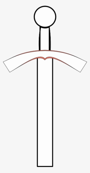 Icon, Outline, Symbol, Cross, Cartoon, Free, Sword - Sword Clip Art