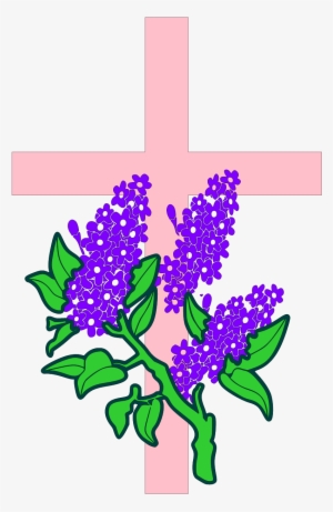 Lilac Cross Outline 180k