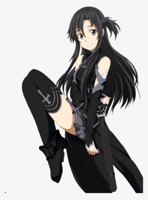 Kirito Female - Asuna Black Hair