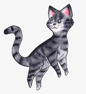 Grey Tabby Pattern Cat - Cat Yawns