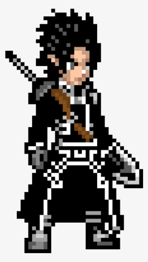 Kirito Pixel Art - Pixel Arts Of Kirito